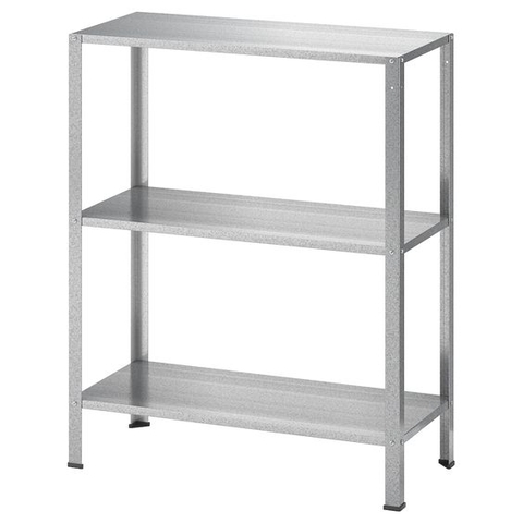 GIÁ KỆ ĐA NĂNG 3 TẦNG HYLLIS IKEA - XÁM 60x27x74 cm