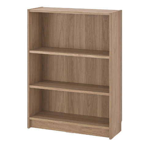 GIÁ SÁCH BILLY IKEA THẤP - MÀU SỒI 80x28x106 cm