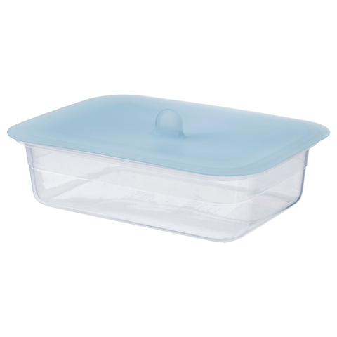 HỘP NHỰA NẮP SILICONE IKEA 365 - CHỮ NHẬT 1.0 L