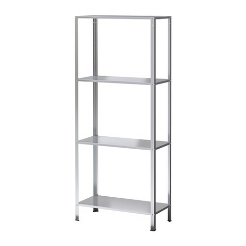 GIÁ KỆ ĐA NĂNG 4 TẦNG HYLLIS IKEA - XÁM 60x27x140 cm