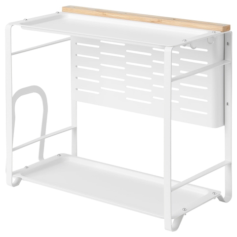 KỆ BẾP GIA VỊ 2 TẦNG AVSTEG IKEA - Trắng