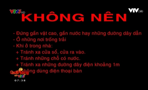 Một số biện pháp phòng chống sét đánh mùa mưa bão