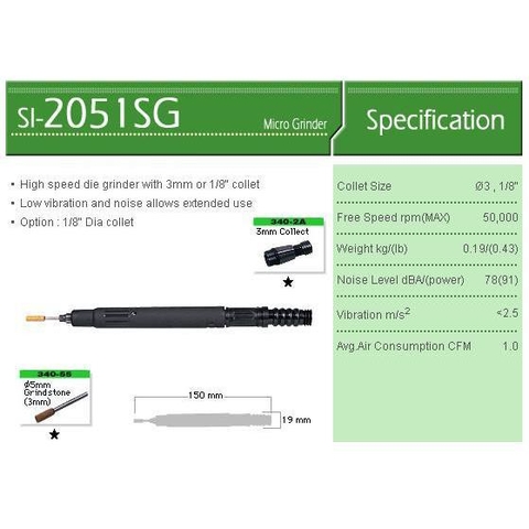 Máy mài mini SI-2051SG