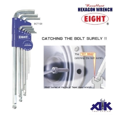 Bộ lục Eight với vòng giữ BCT-S9