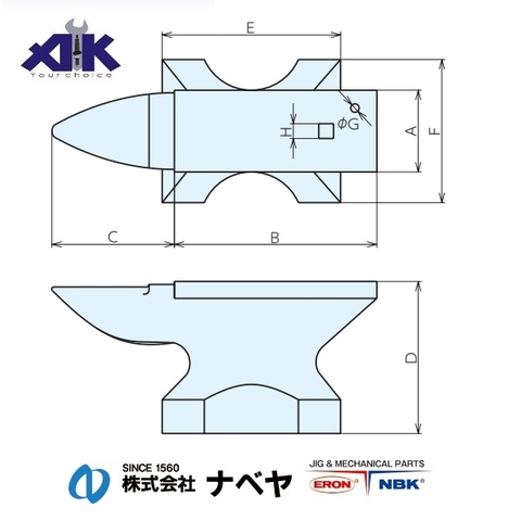 Đe cơ khí ERON Nhật AVH1
