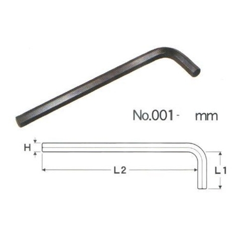 Lục giác chìm đầu bằng Eight dòng 001