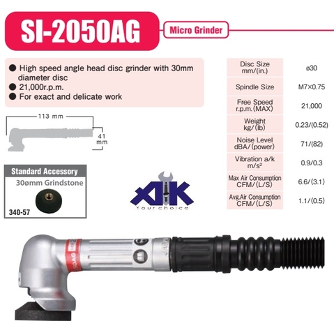 Máy mài góc mini SI-2050AG