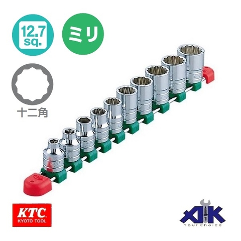 Bộ đầu khẩu 1/2 KTC TB410E