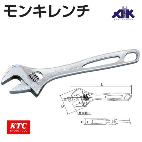 Mỏ lết 8 inch KTC WMA-200