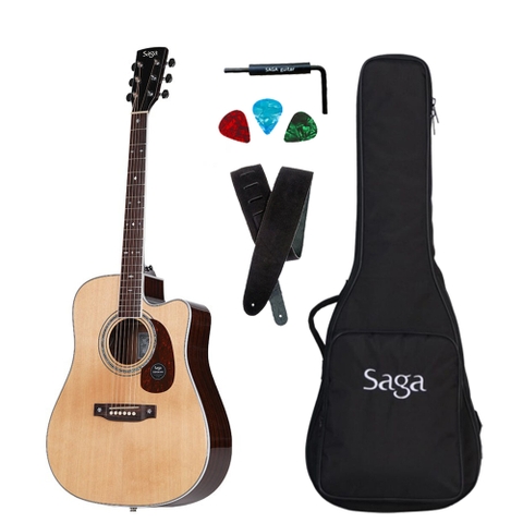 Đàn Guitar Saga A1DC Pro Acoustic