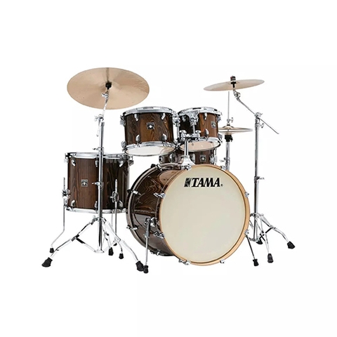 TAMA CL52KRSP-GJP Superstar Classic Exotix 5-Piece Drum Shell Kit, Gloss Java Lacebark Pine