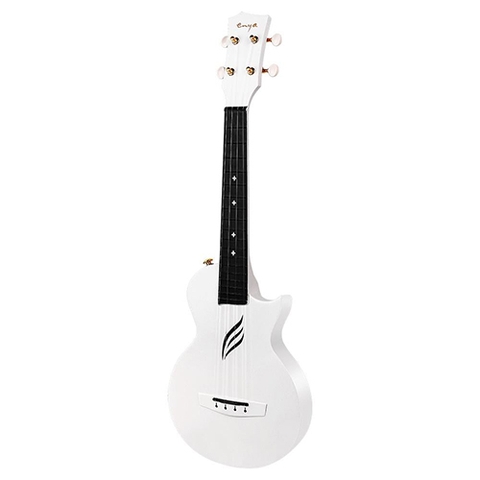 Đàn Ukulele Concert Enya Nova U Carbon White