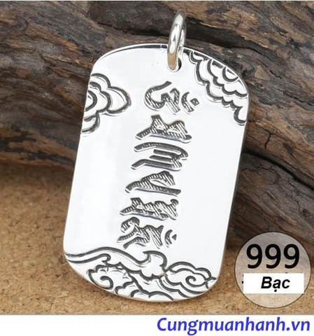 Mặt Dây Chuyền Om Mani Padme Hum Tây Tạng -DC317