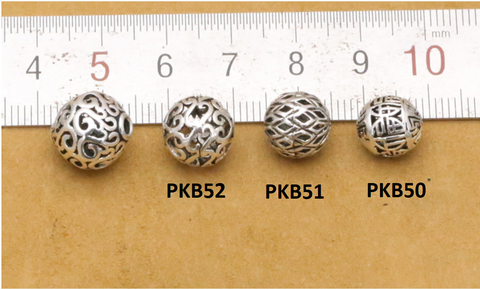 PHỤ KIỆN CHARM BẠC PHẬT GIÁO TÂY TẠNG  - PKB50