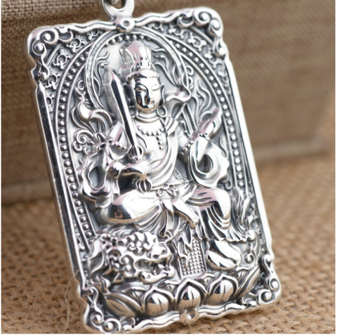 Mặt dây chuyền VĂN THÙ SƯ LỢI BỒ TÁT  - DC447