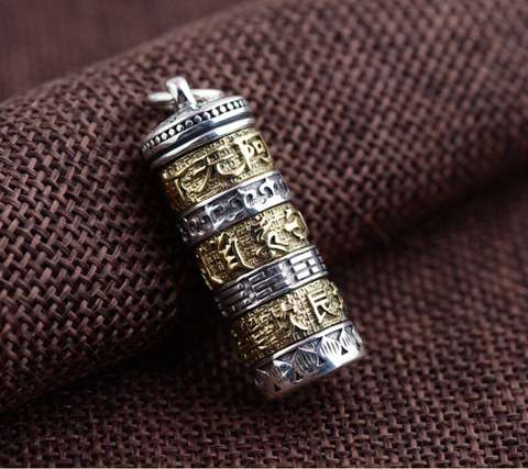 MẶT DÂY CHUYỀN BÌNH ĐỰNG XÁ LỢI PHẬT GIÁO - DC424