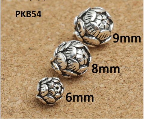 PHỤ KIỆN CHARM BẠC HOA SEN CÁT TƯỜNG   - PKB54L