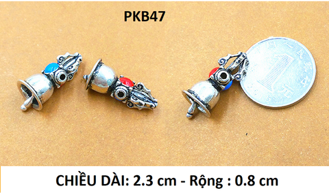 PHỤ KIỆN CHARM BẠC  CHÙY KIM CANG - PKB47