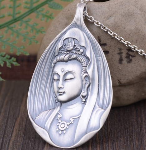 MẶT DÂY CHUYỀN KHẮC QUÁN THẾ ÂM BỒ TÁT - DC523