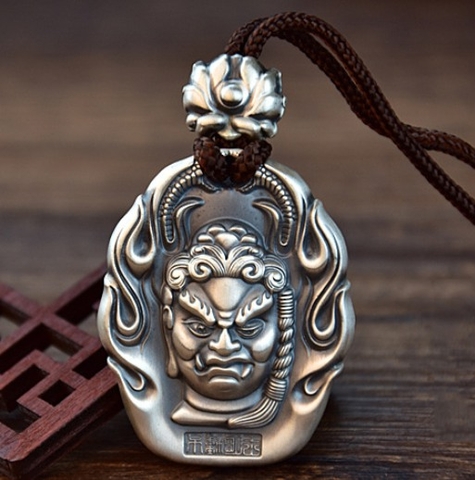 Mặt Dây Chuyền Bất Động Minh Vương - Khắc Om Mani Padme Hum - DC5346