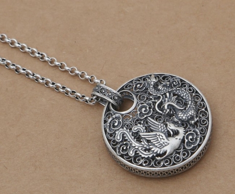 MẶT DÂY CHUYỀN LONG PHỤNG - DC543