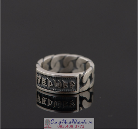 Nhẫn Khắc Om Mani Padme Hum Tây Tạng - NH189