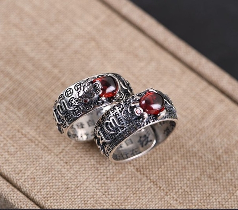 NHẪN CỐC NGẬM TIỀN - LỤC TỰ - BÁT NHÃ TÂM KINH  - NH243