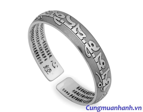 VÒNG TAY KHẮC THẦN CHÚ - CHUỲ KIM CANG - BÁT NHÃ TÂM KINH - VT204