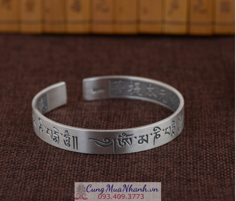 Vòng Tay Khắc Om Mani Padme Hum Tây Tạng - VT250