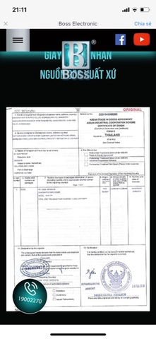 QUẠT ĐIỀU HÒA BOSS S102 hàng chính hãng bảo hành 1 năm