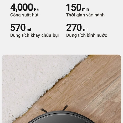 Robot hút bụi lau nhà Xiaomi Dreame D9 Pro