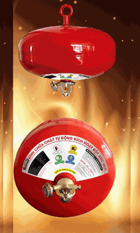 Bình cầu chữa cháy tự động 6kg - ABC  Tomoken