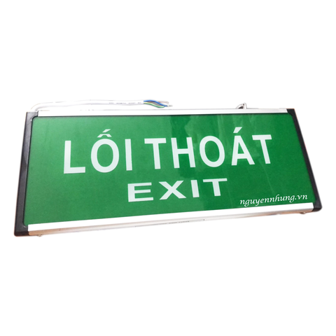 Đèn exit lối thoát 1 mặt mã AED