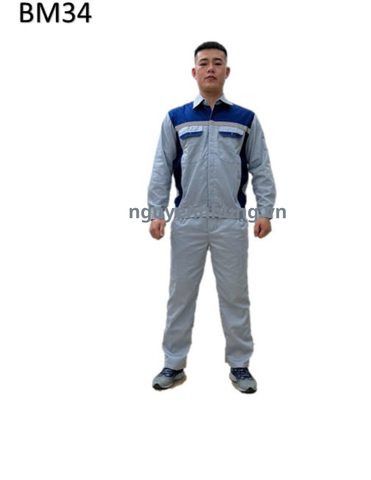 Quần áo bảo hộ kaki 3/1 mã 34