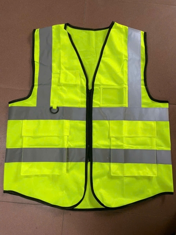 Áo Lưới Phản Quang Có Túi Thẻ