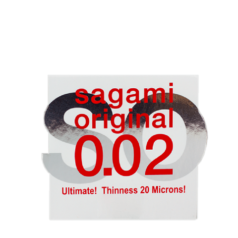 Bao cao su Sagami Original 0.02 (Hộp 1) - Siêu mỏng chỉ 0.02 mm