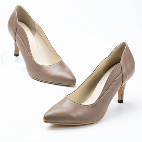 Giầy da mũi nhọn 7cm Scarpin Kosu 2015