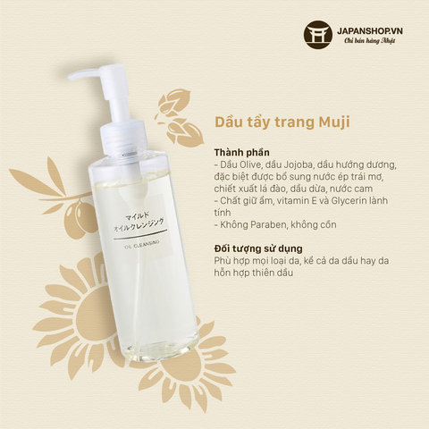 Dầu tẩy trang Muji