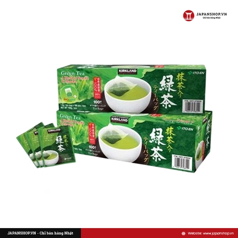 Trà xanh túi lọc Kirkland Green Tea - 100 gói