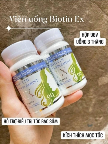 Viên uống mọc tóc Biotin 90 viên