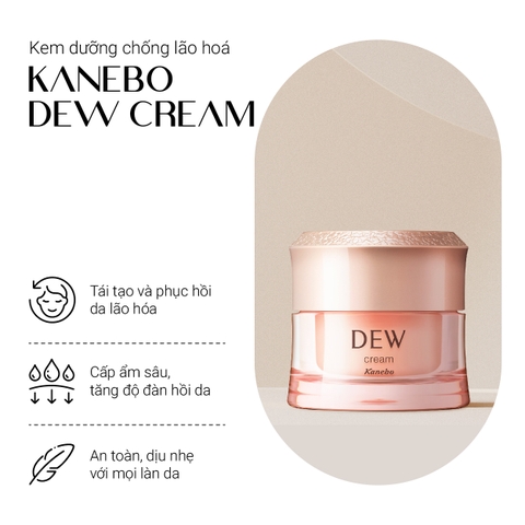 Kem dưỡng chống lão hoá da Kanebo Dew Cream 30g