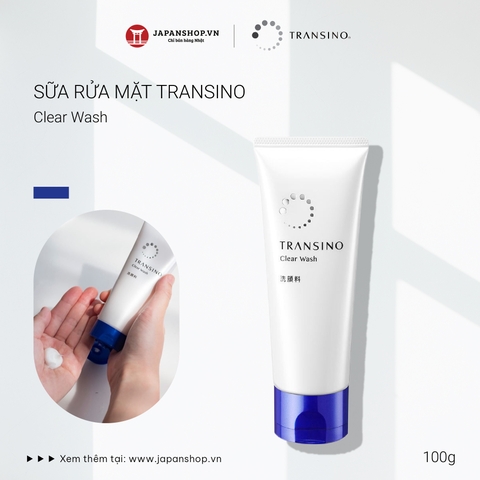 Sữa rửa mặt đặc trị nám Transino Clear Wash