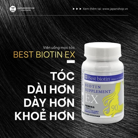 Viên uống mọc tóc Biotin 90 viên