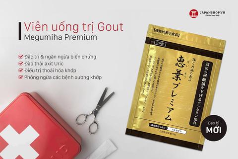 Viên uống hỗ trợ cải thiện Gout Premium 90v