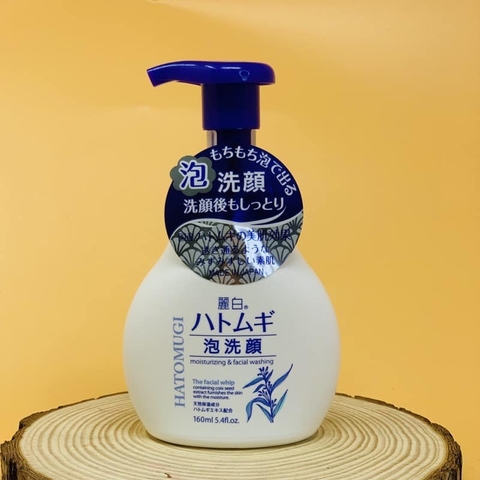 Sữa rửa mặt tạo bọt Hatomugi - 160ml