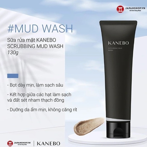 Sữa rửa mặt KANEBO SCRUBBING MUD WASH