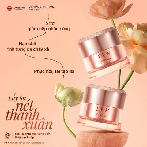 Kem dưỡng chống lão hoá da Kanebo Dew Cream 30g