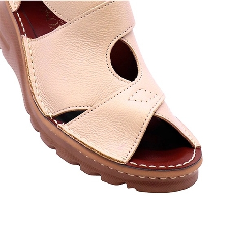 Sandal nữ da thật Leather Kosu ELF-0076