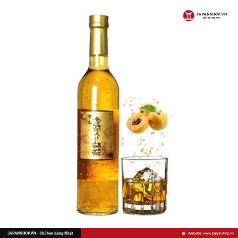 Rượu mơ vẩy vàng Kikkoman - 500ml