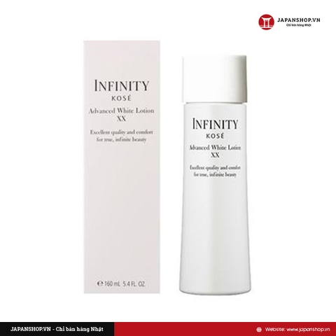 Nước hoa hồng làm trắng da infinity kose Advanced White lotion xx 160ml